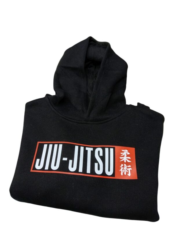 Polerón algodón bjj negro - Imagen 2