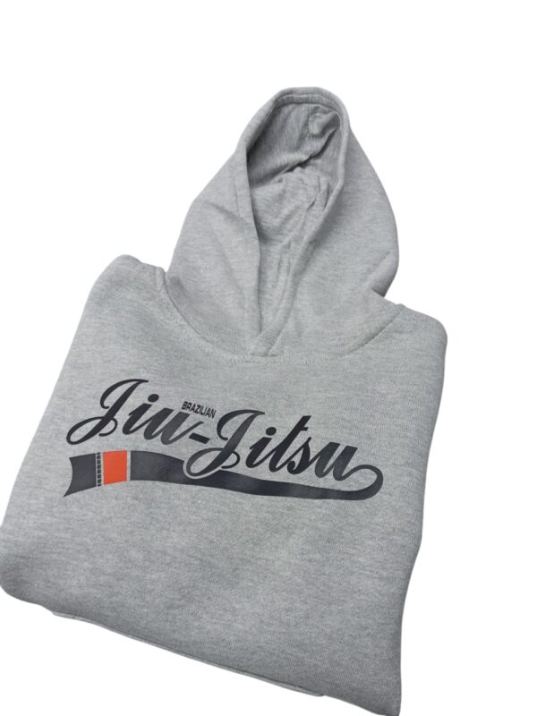 Polerón algodón bjj gris - Imagen 2